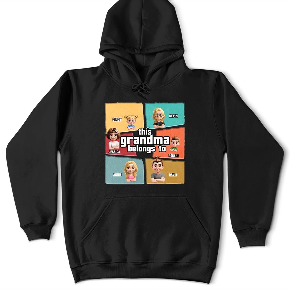 This Mom Belongs To - Personalized T Shirt
