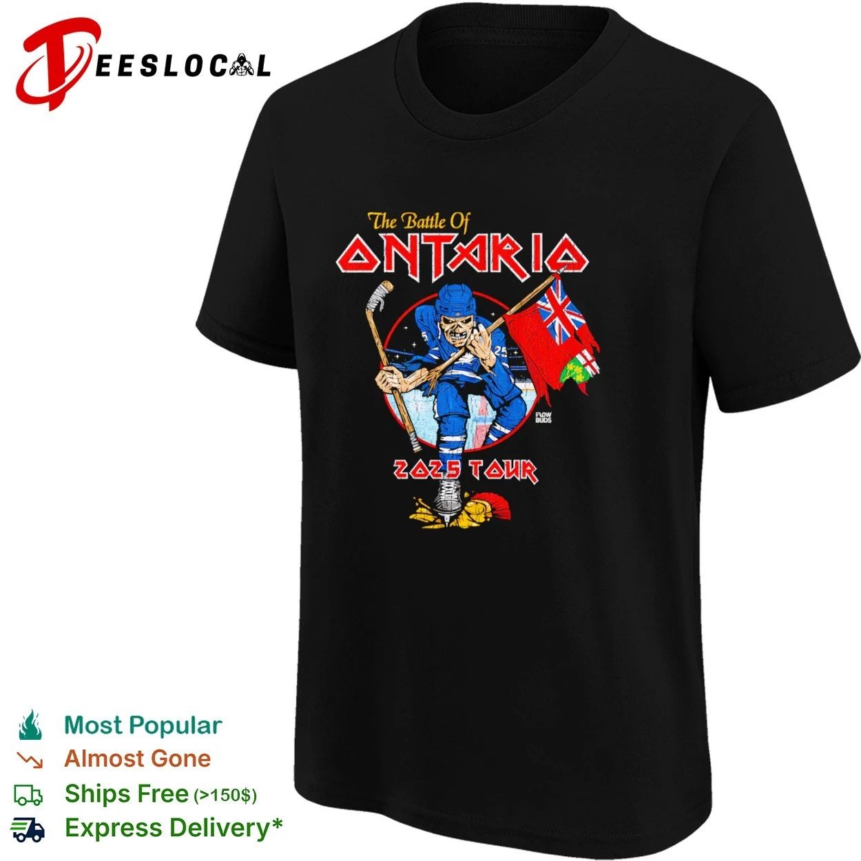 The Battle of Ontario 2025 Tour Toronto Maple Leafs T-shirt