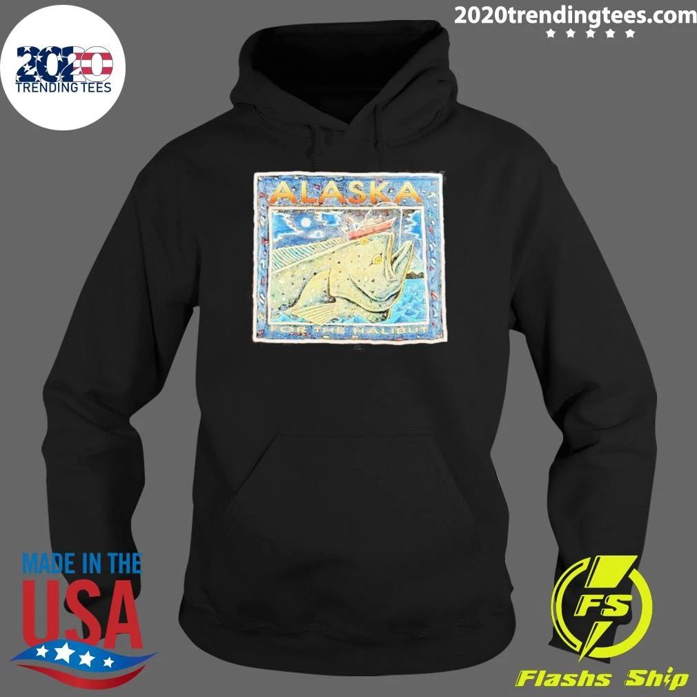 Alaska For The Halibut Ray Troll Fishing Shirt