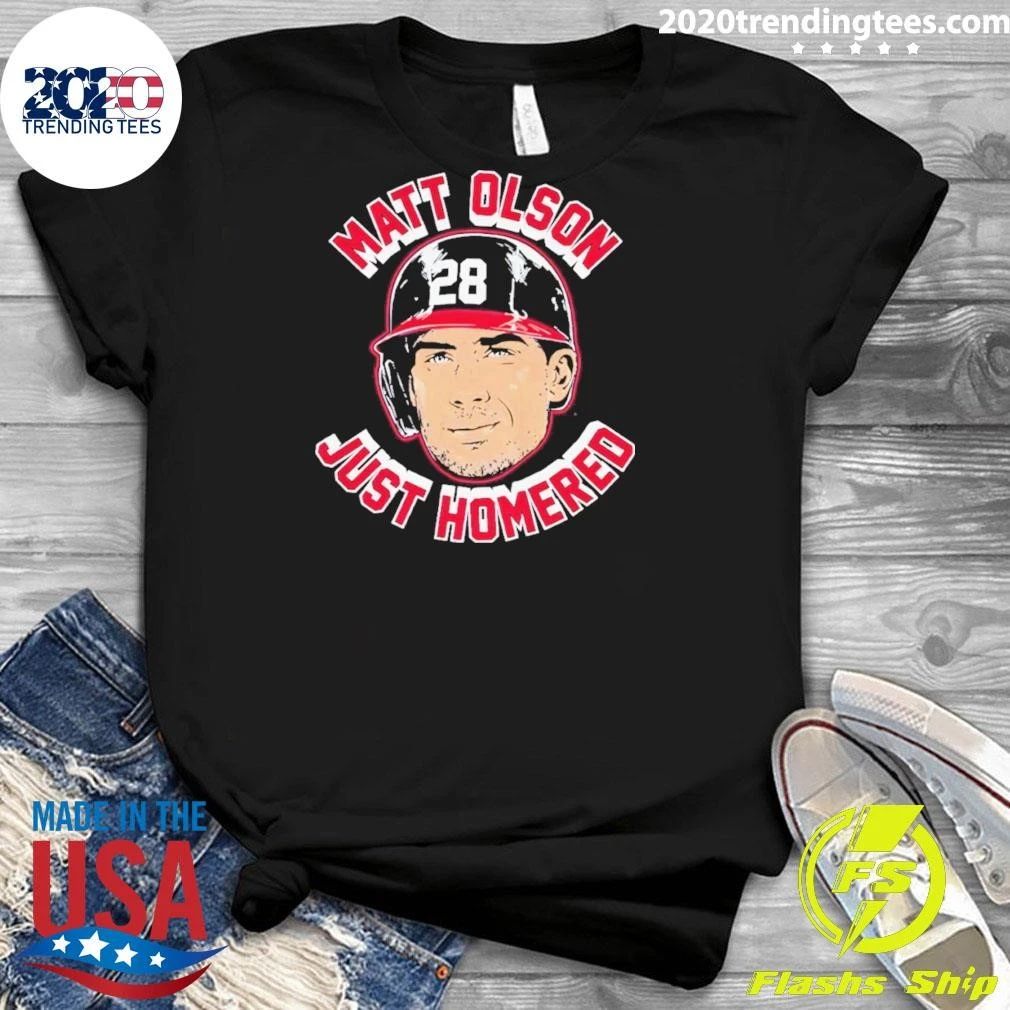 Matt Olson Just Homered Home Run Face Shirt