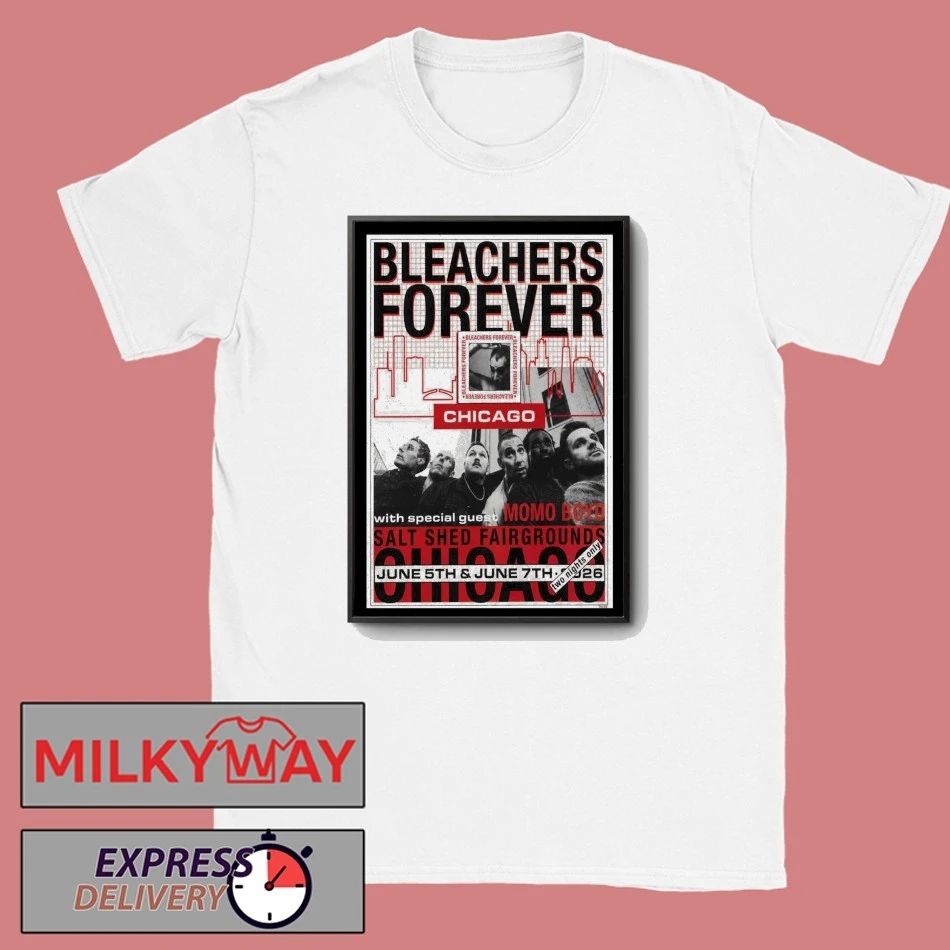 Bleachers June 7 2026 The Salt Shed Outdoors, Chicago, IL Poster shirt