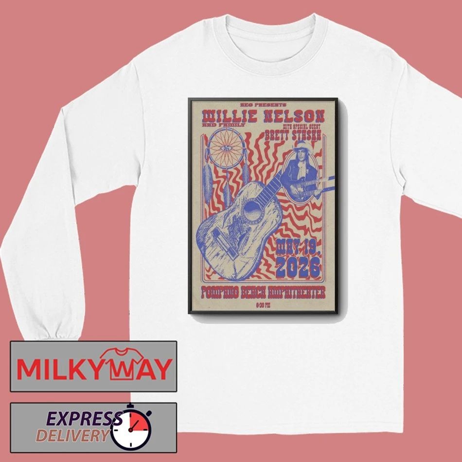 Willie Nelson Pompano Beach FL Tour On May 19 2026 Poster shirt