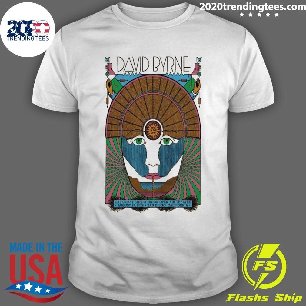 David Byrne San Diego Event On August 27 2026 Shirt