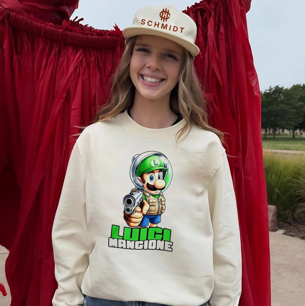 Luigi Super Mario Luigi Mangione Shirt