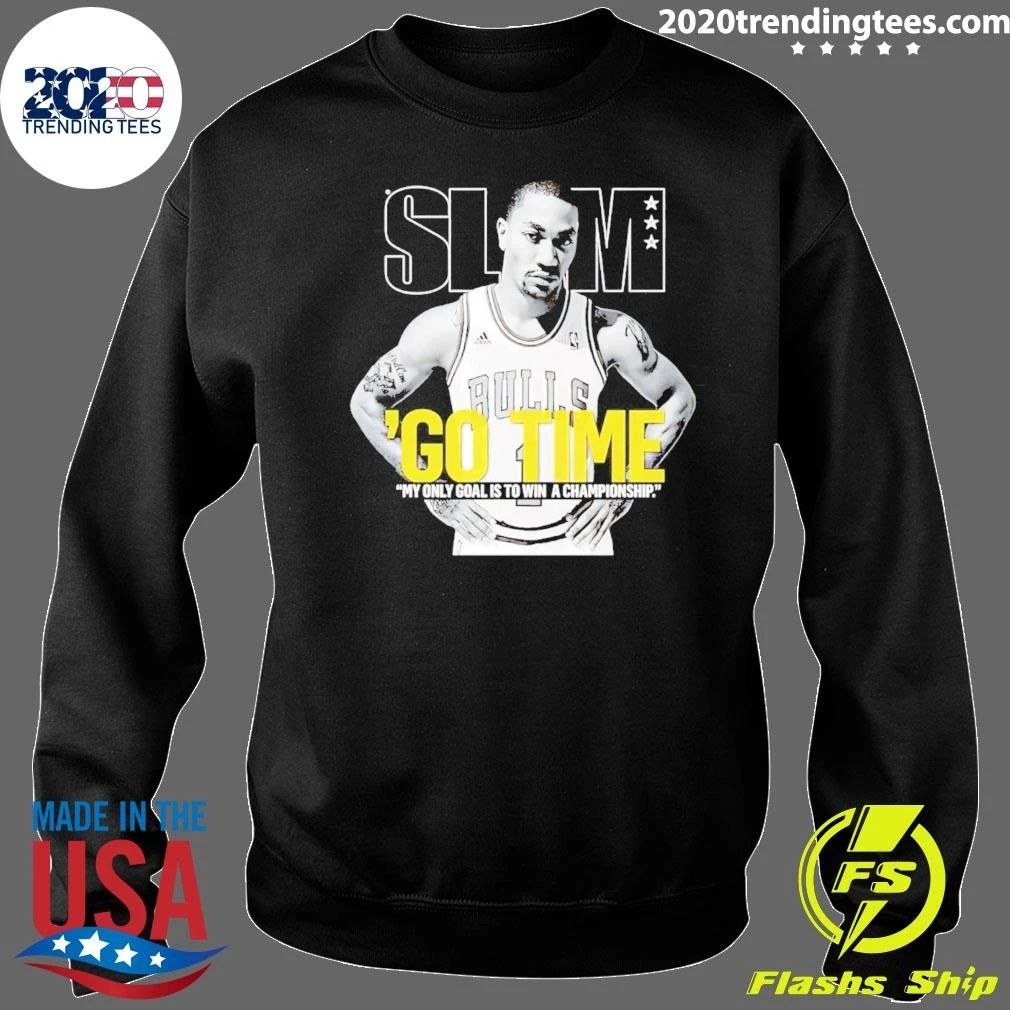 Derrick Rose Chicago Bulls Slam Magazine Go Time Championship Shirt