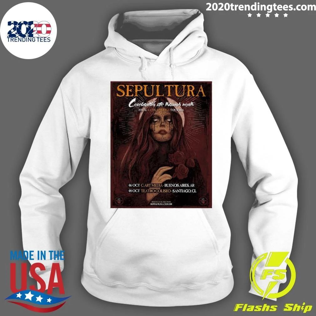 Sepultura Final Latin America 2026 Tour Shirt