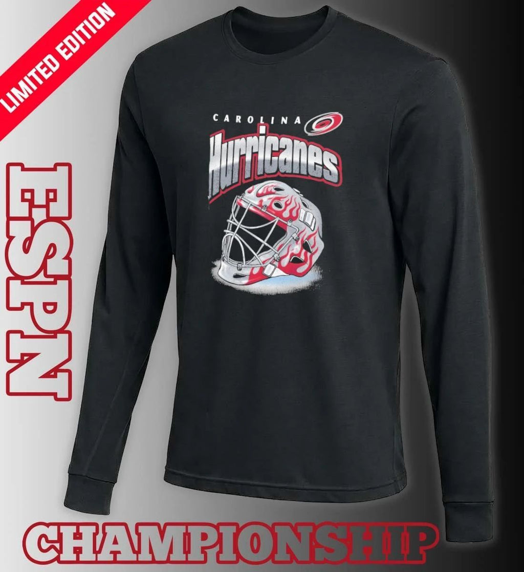 Carolina Hurricanes Playoffs Helmet Netminder Foundation Shirt