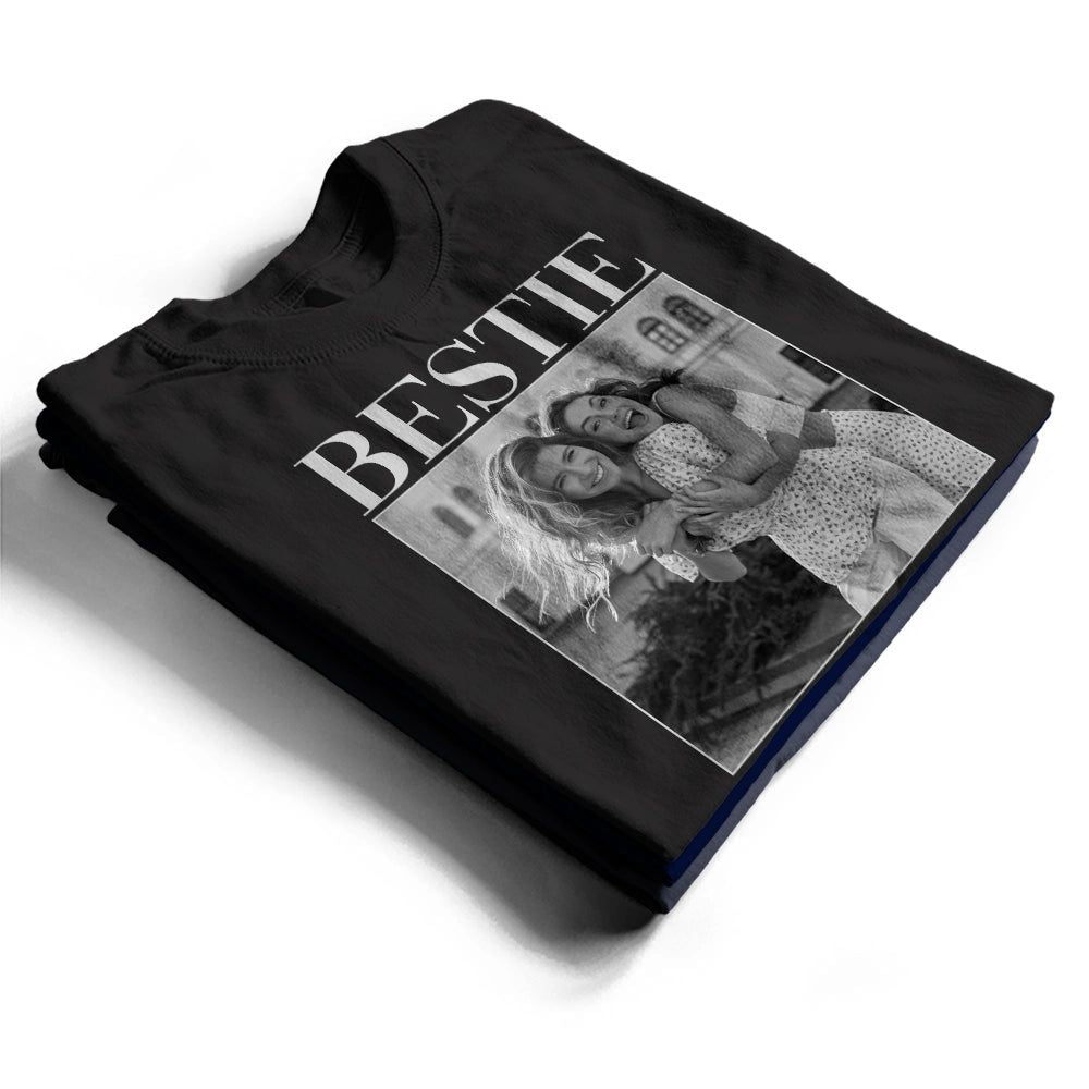 Custom Photo Bestie Vintage - Personalized T Shirt