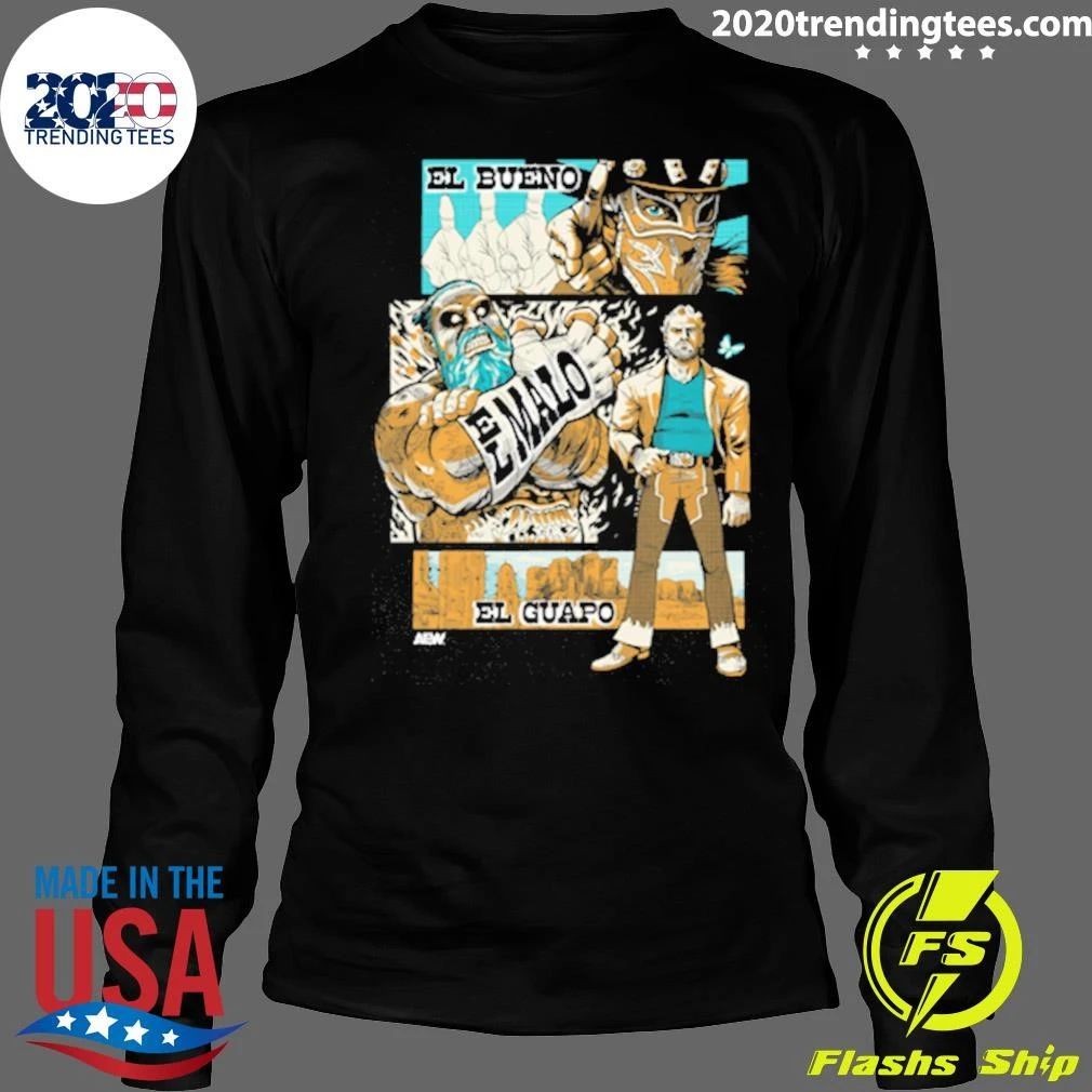 Hangman Adam Page & Brodido Tres Bad Hombres Shirt