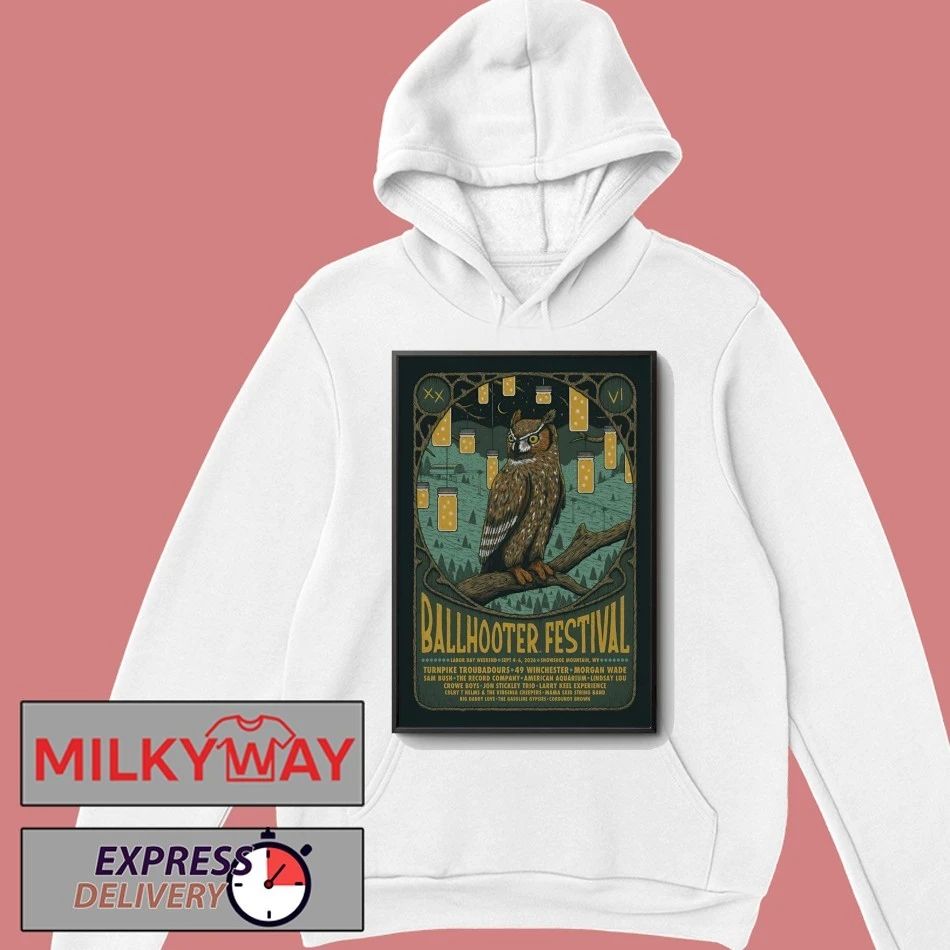 Ballhooter Festival West Virginia 9 4-9 6 2026 Poster shirt