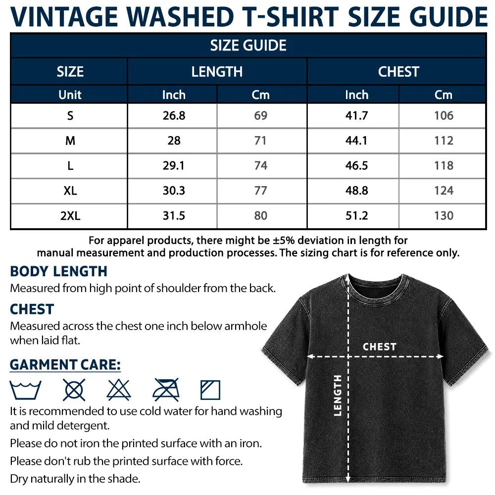 Custom Photo Cool Street Pet Lovers Vintage Portrait - Personalized Vintage Washed T Shirt