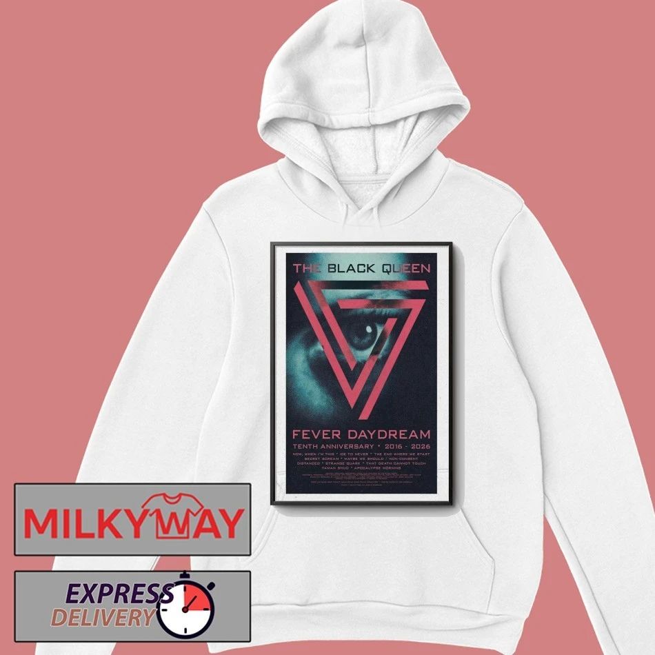 Fever Daydream 10th Anniversary Tour Poster The Black Queen Poster shirt