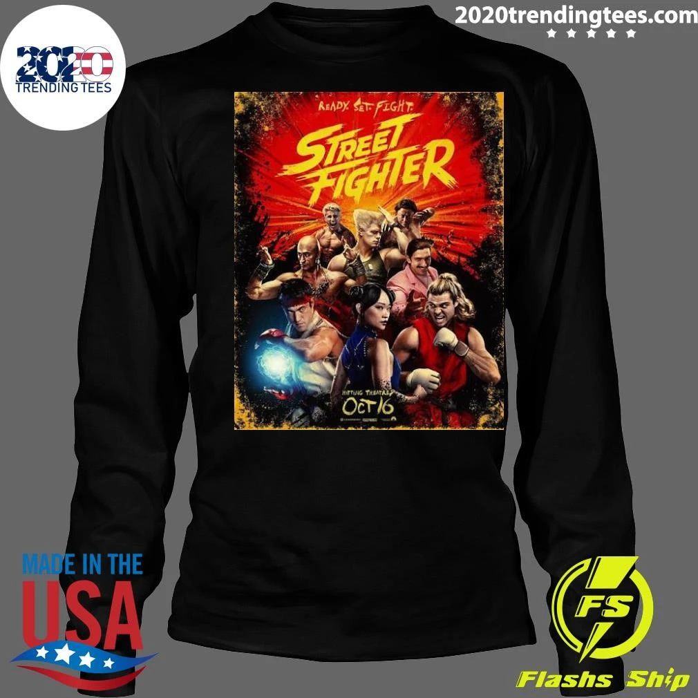 Street Fighter Character Ready Set Fight Hitting Theatres October 16, 2026 Posters Shirt