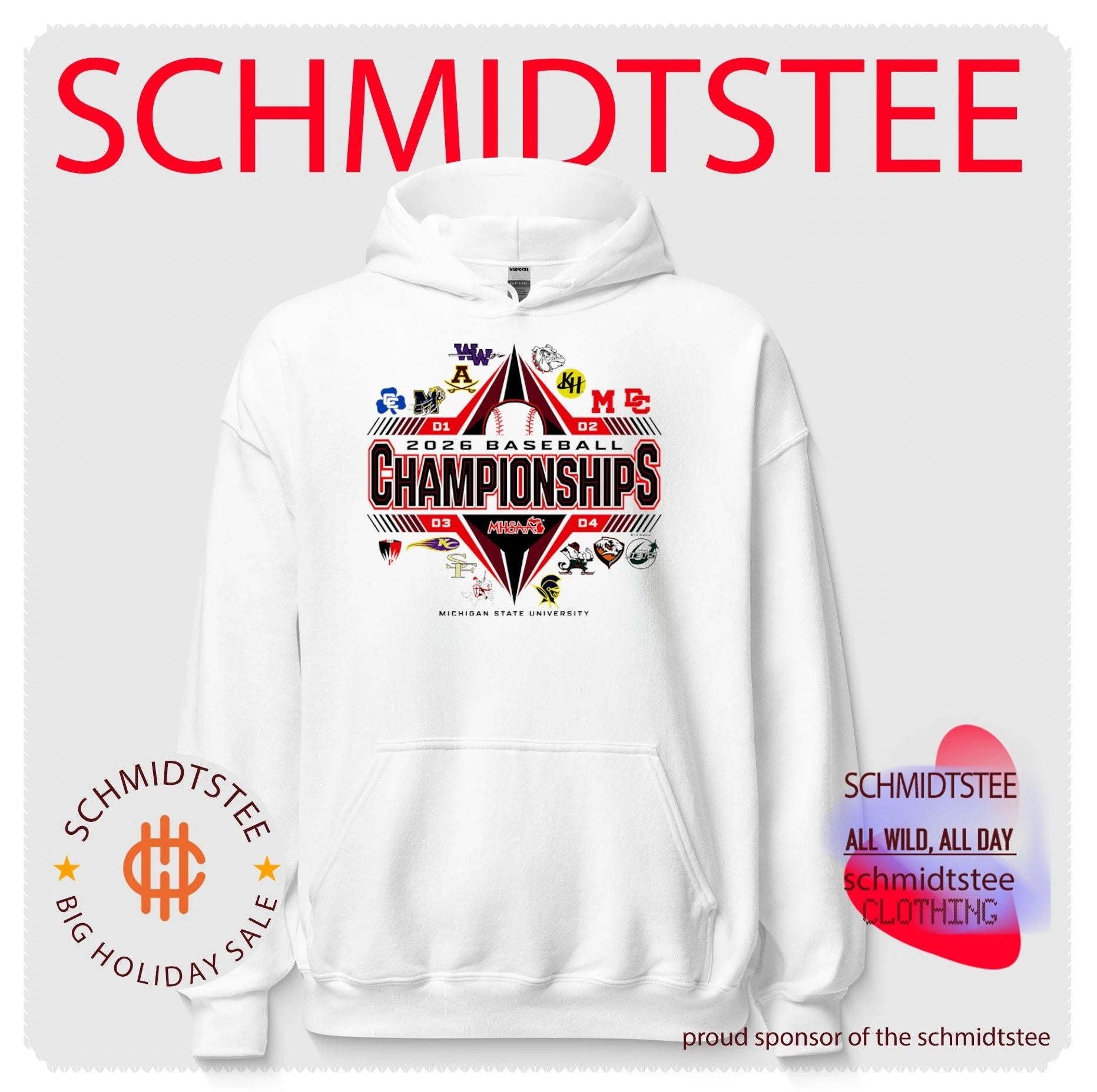 2026 MHSAA Baseball Championships logo shirt