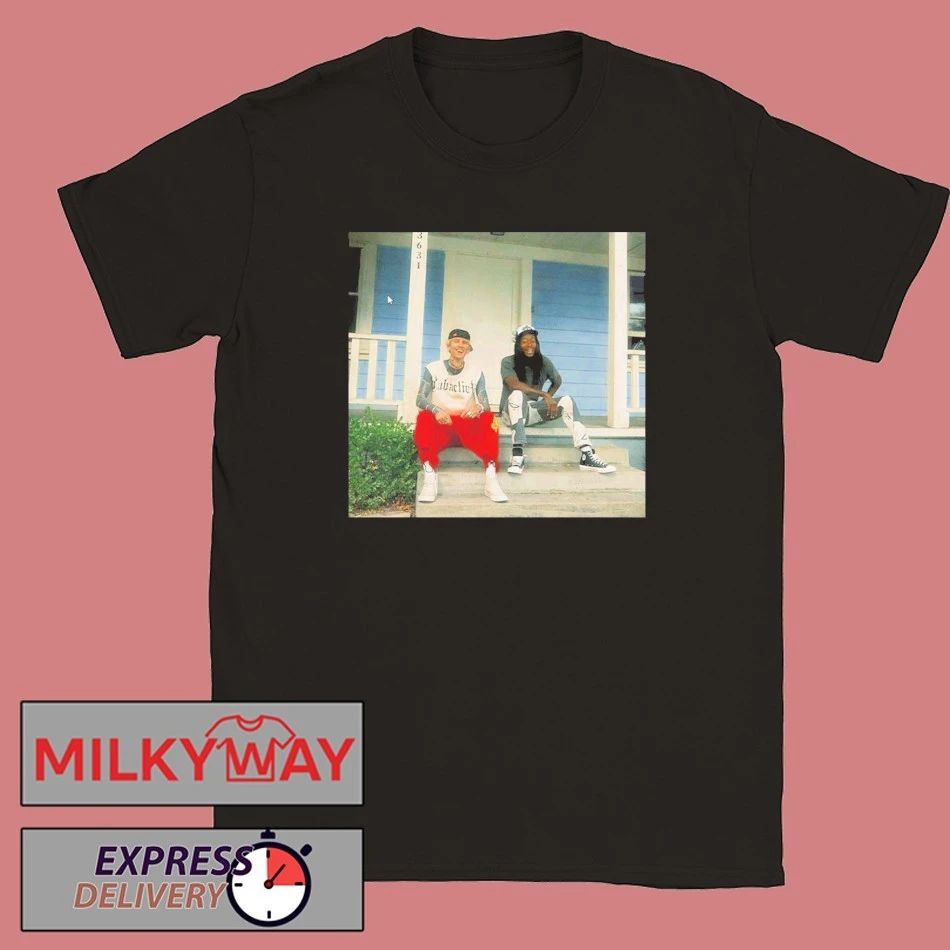 Machine Gun Kelly MGK x Wiz Khalifa Blog Era Boyz Mixtape Cover T-Shirt