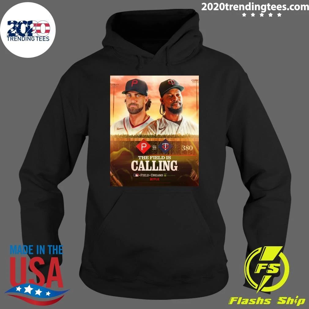 Bryce Harper of Philadelphia Phillies Vs Byron Buxton of Minnesota Twins MLB at Field of Dreams 2026 Shirt