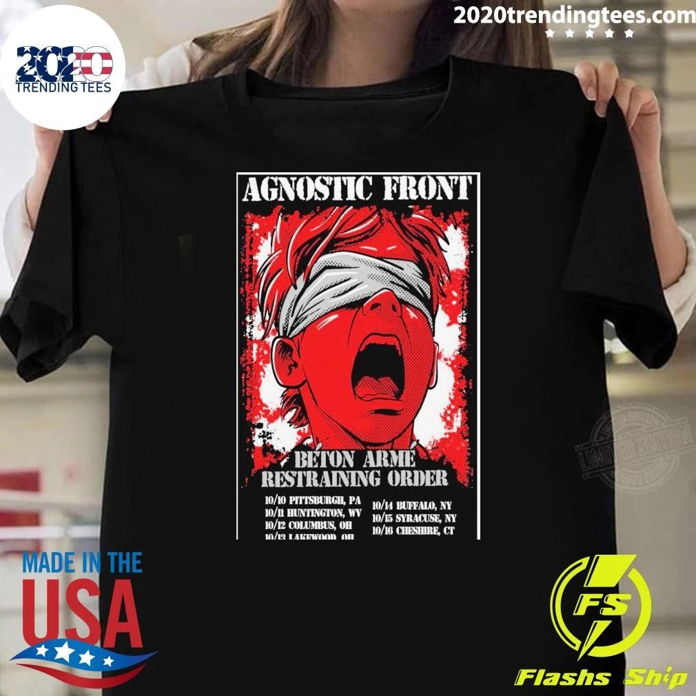 Agnostic Front Pittsburgh Pa October 10 2026 Shirt