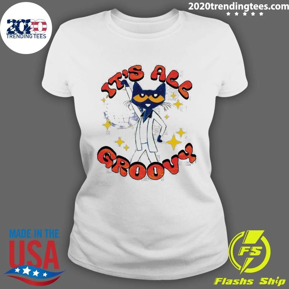 Pete the Cat It’s All Groovy Oversized Shirt
