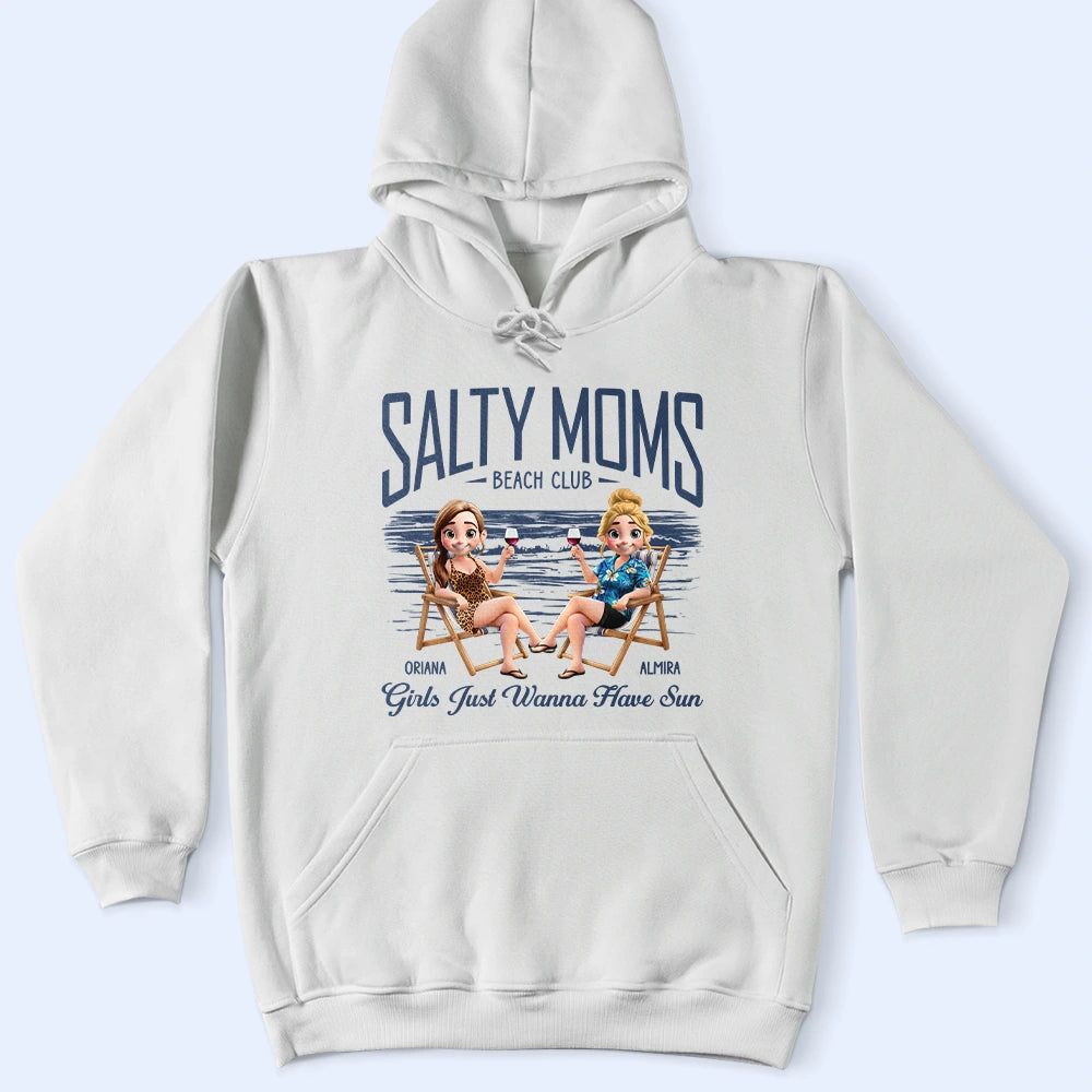 Salty Mom Beach Club - Personalized T Shirt