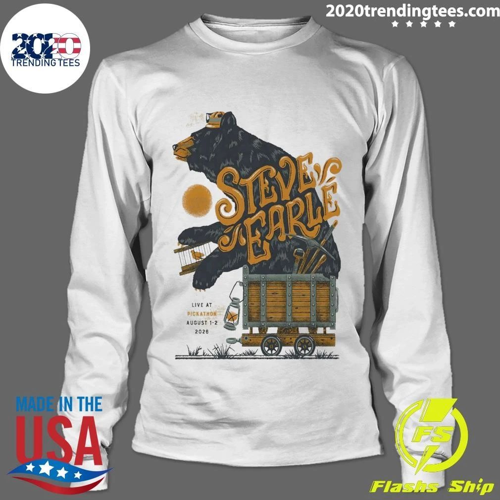Steve Earle Pickathon August 1 & 2, 2026 Happy Valley, Oregon Shirt