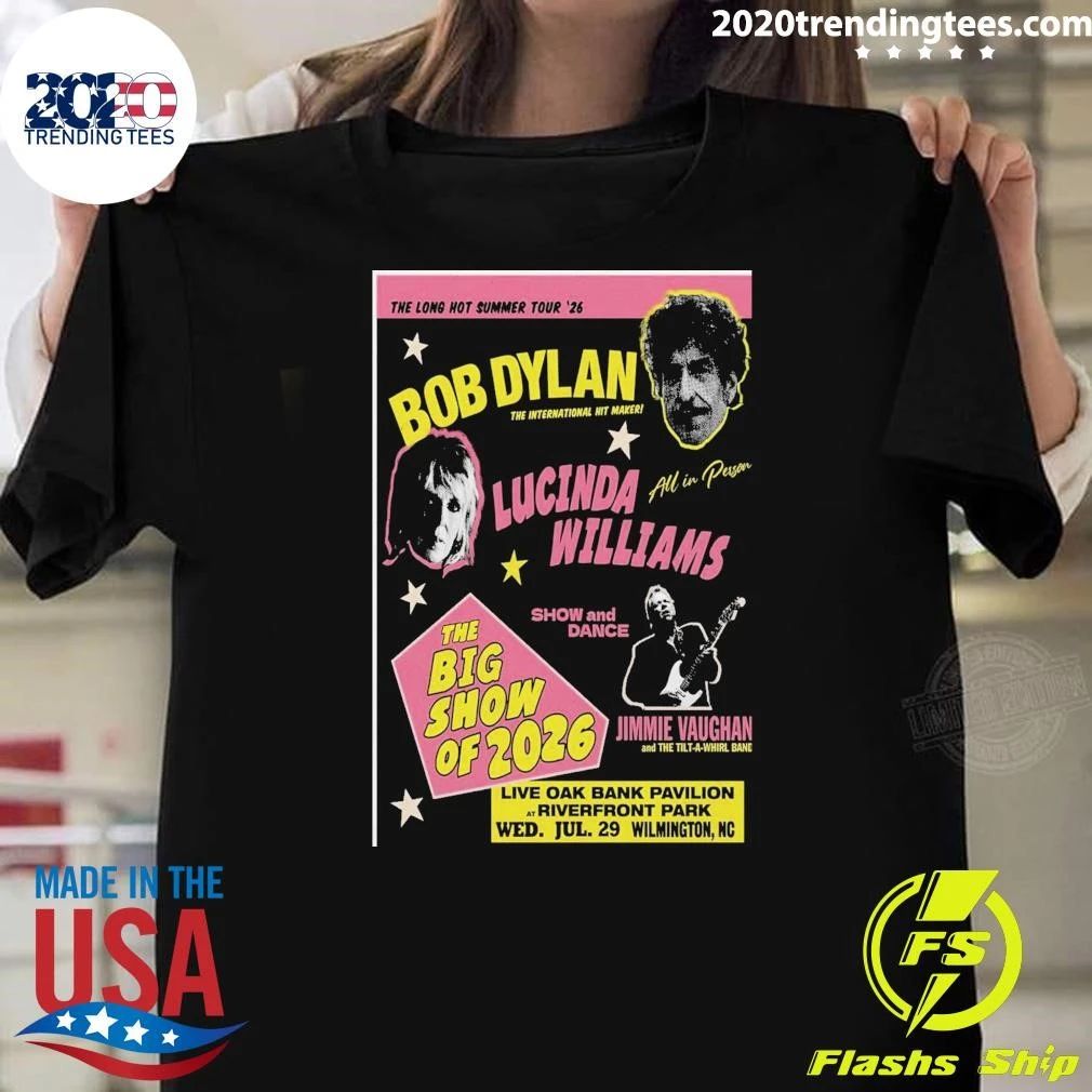 Bob Dylan Live Oak Bank Pavilion Riverfront Park July 29 Shirt