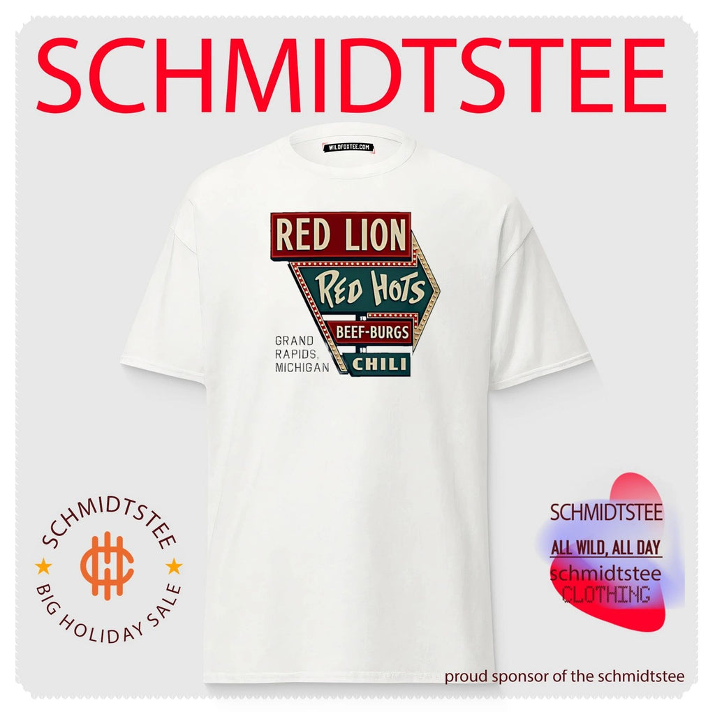 Red Lion Red Hots restaurant based in Grand Rapids Michigan graphic shirt