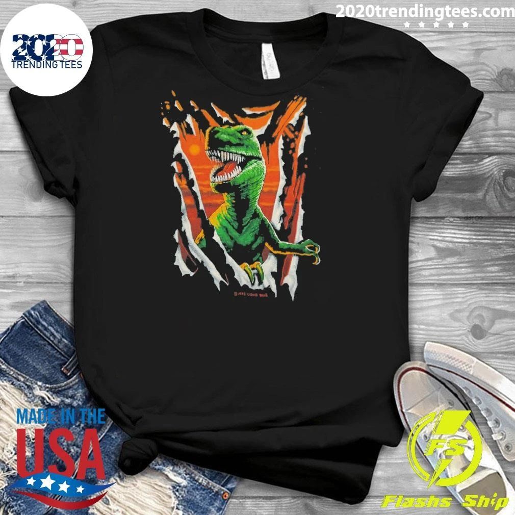 Liquid Blue T-Rex Dinosaur Vintage Shirt