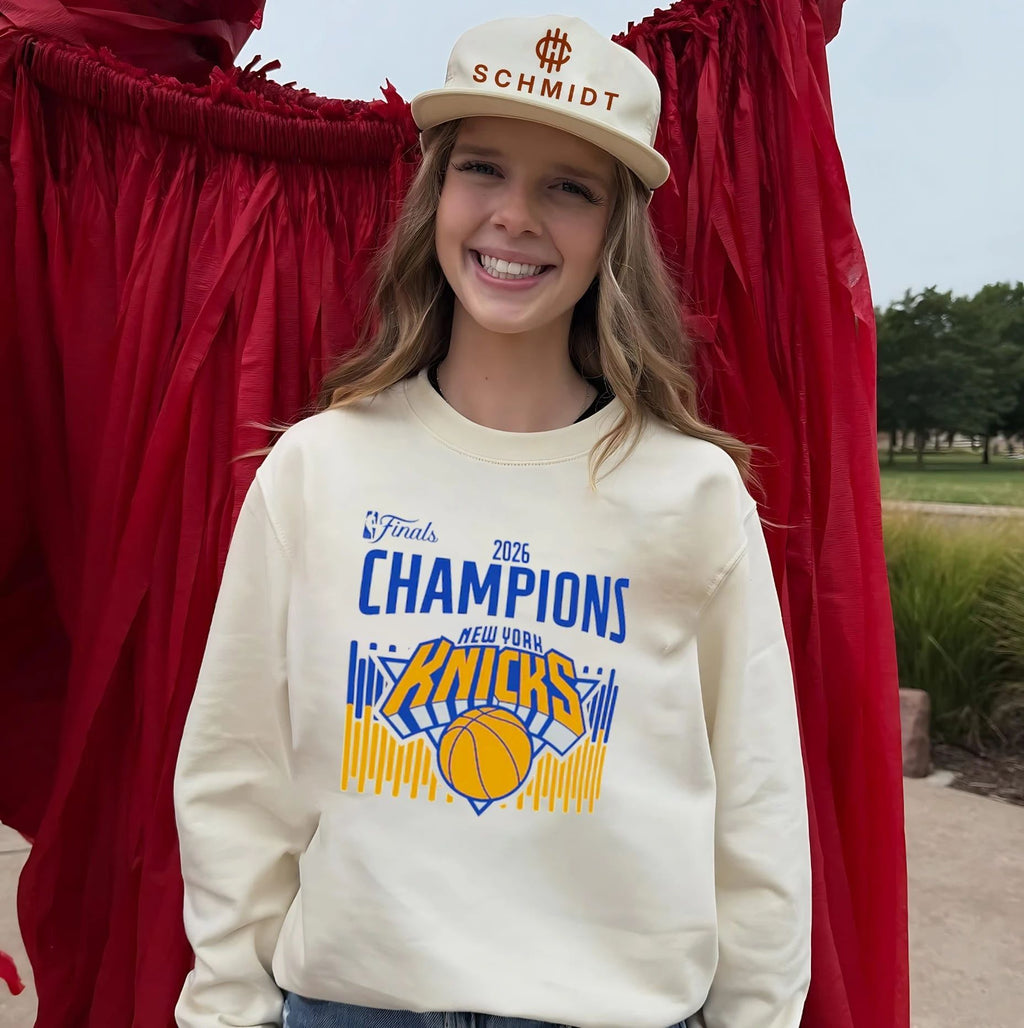New York Knicks 2026 NBA Finals Champions Mainstream Terry shirt