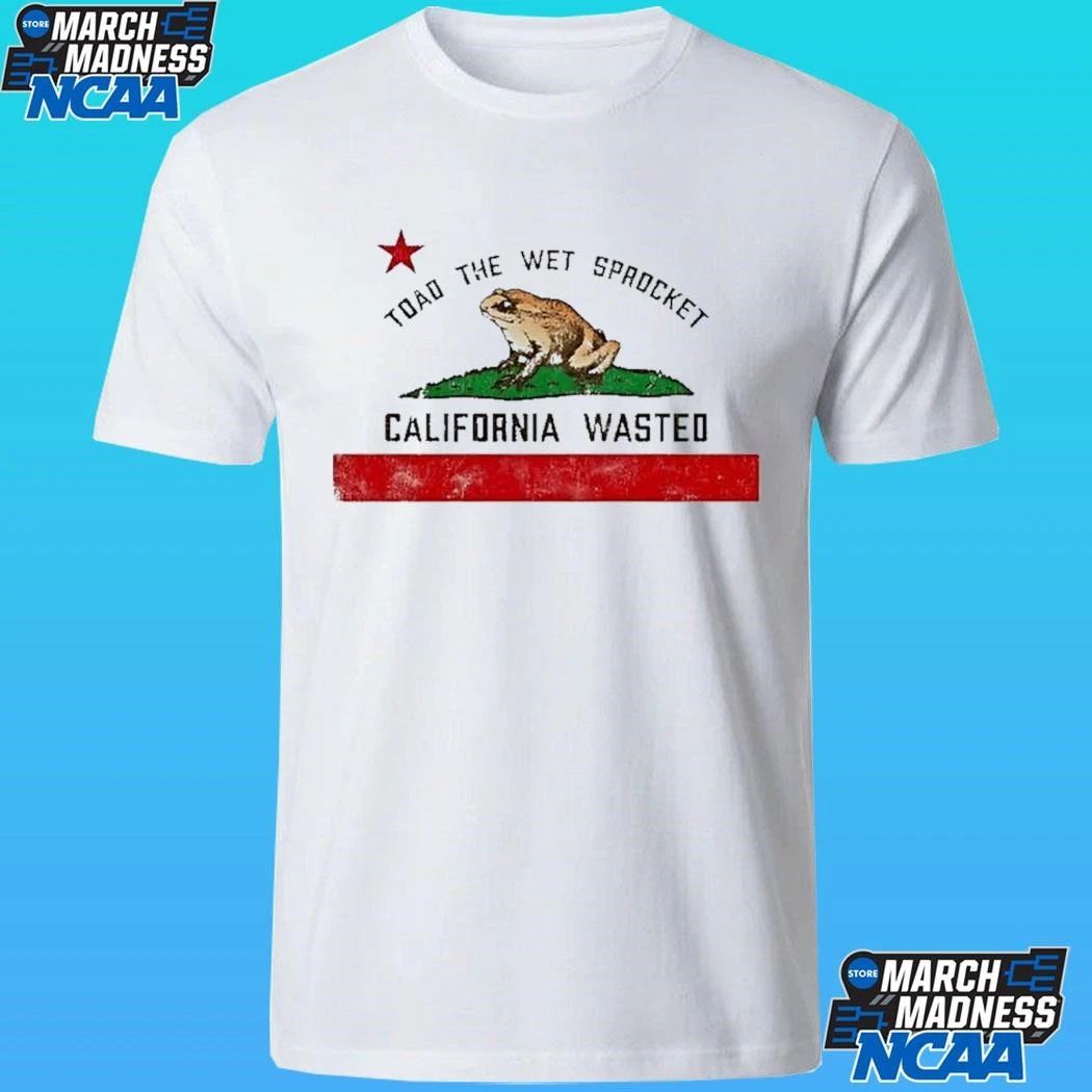 Toad The Wet Sprocket California Wasted Flag Parody Shirt