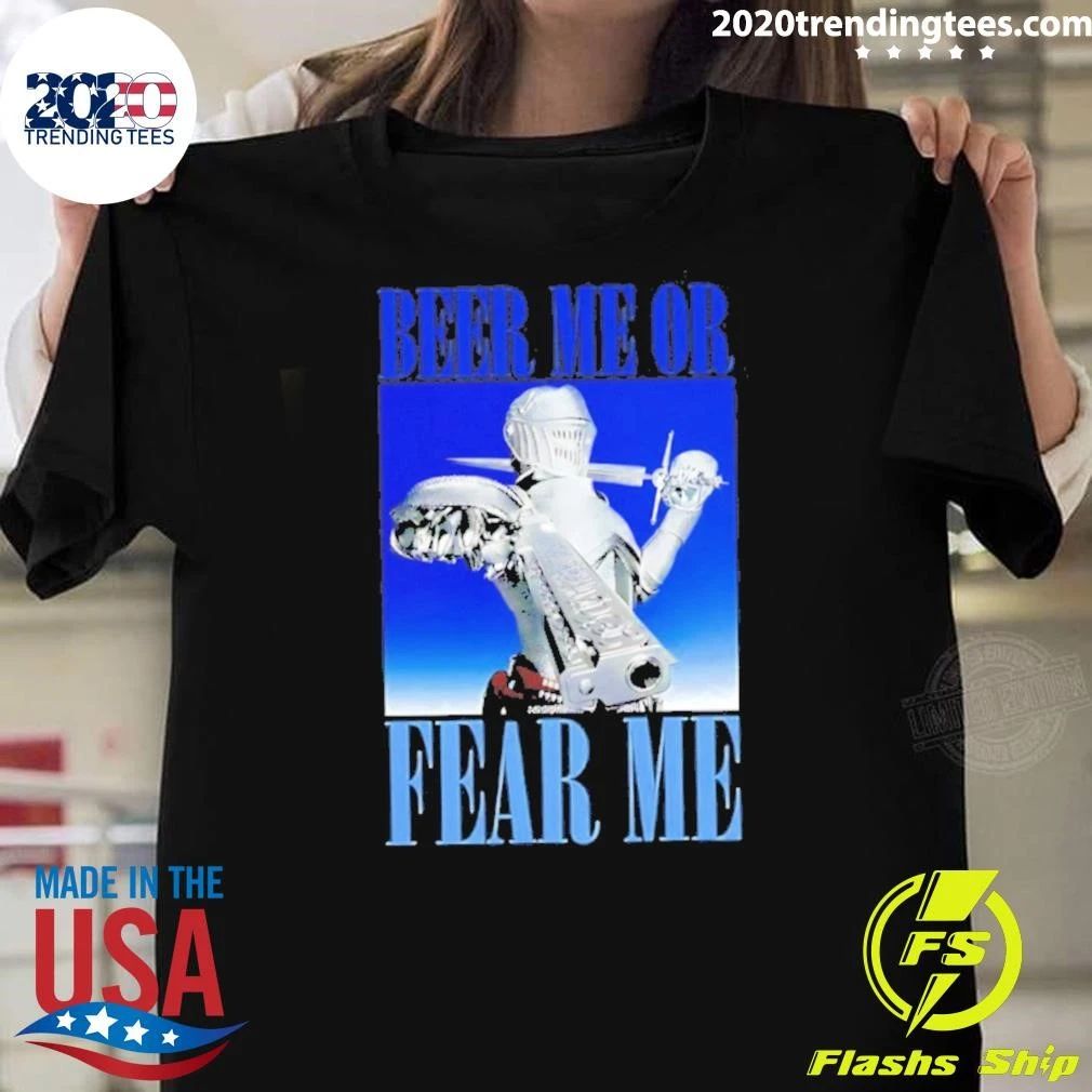 Beer Me Or Fear Me Knight Medieval Armor Shirt