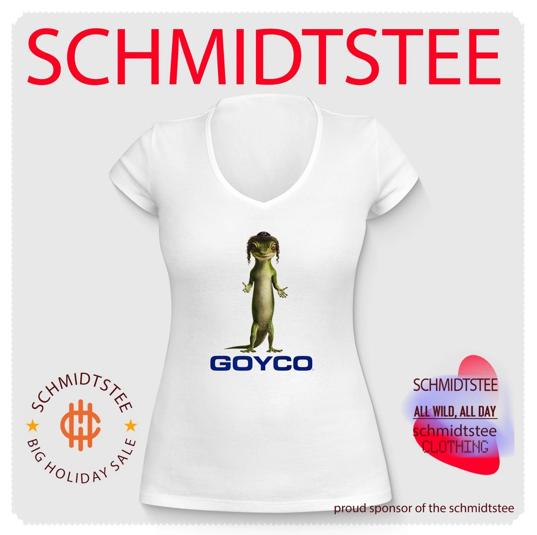 Goyco Geico Gecko Jews cartoon shirt