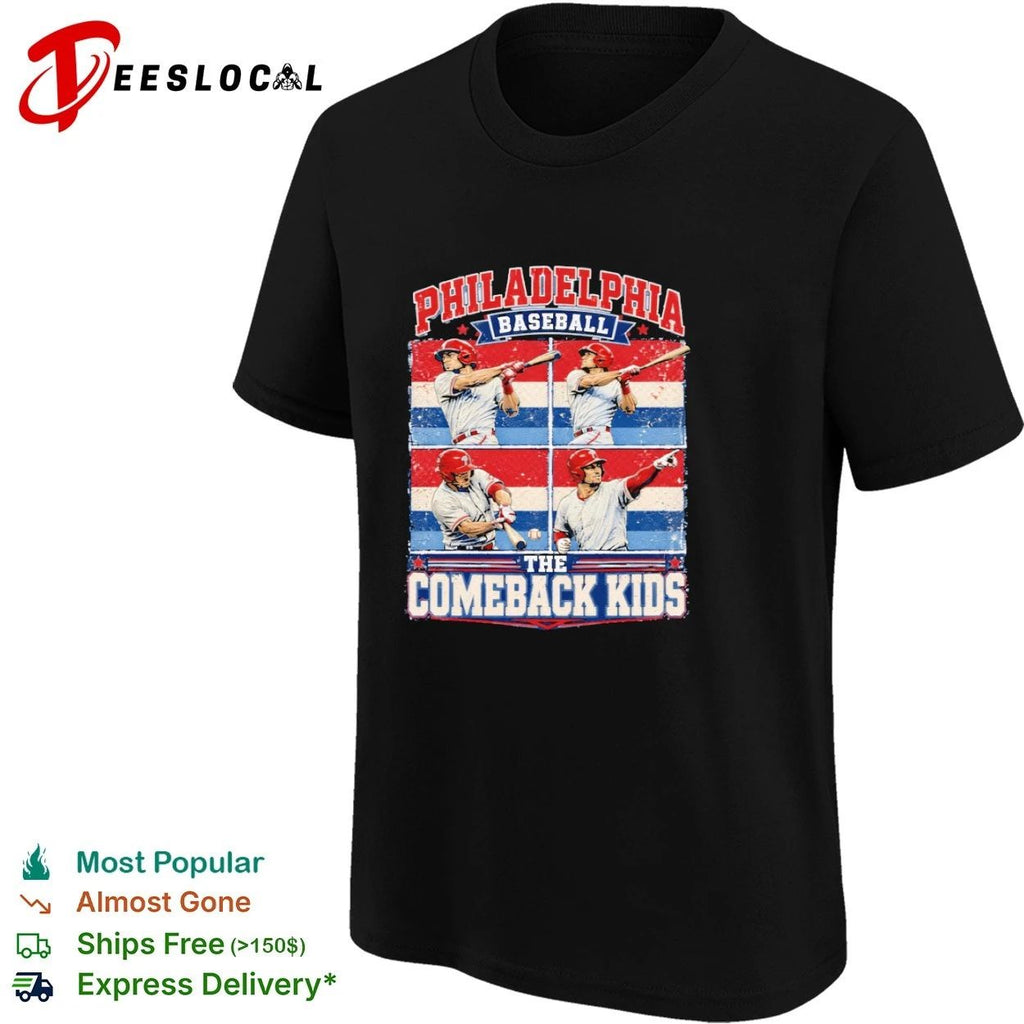 Philadelphia Baseball The Comeback Kids T-shirt