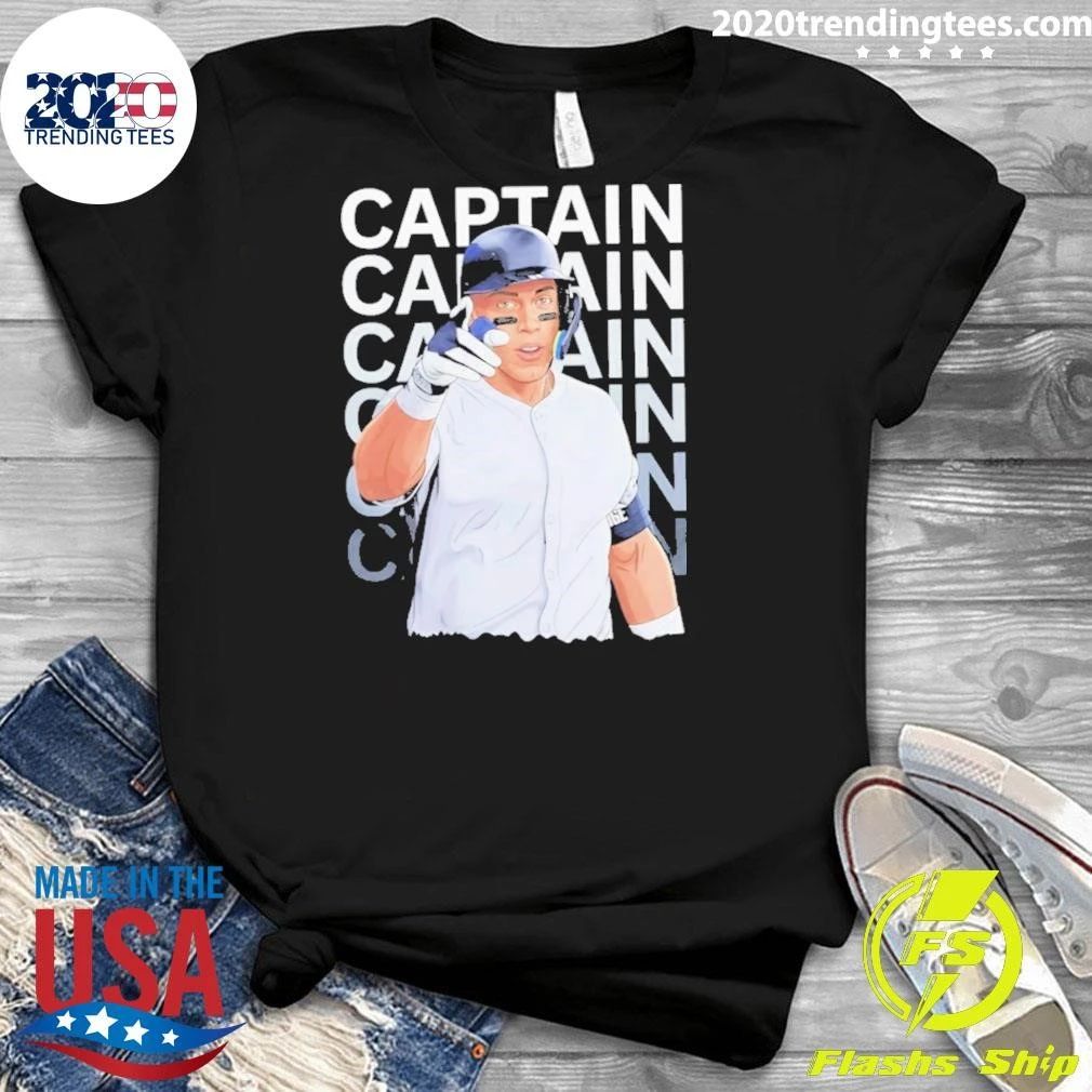 Aaron Judge Captain New York Yankees Baseball Shirt