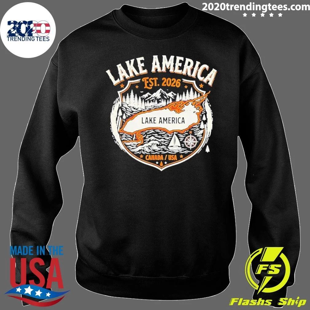 Lake America Ontario Usa Canada Great Lakes Lake Ontario Shirt