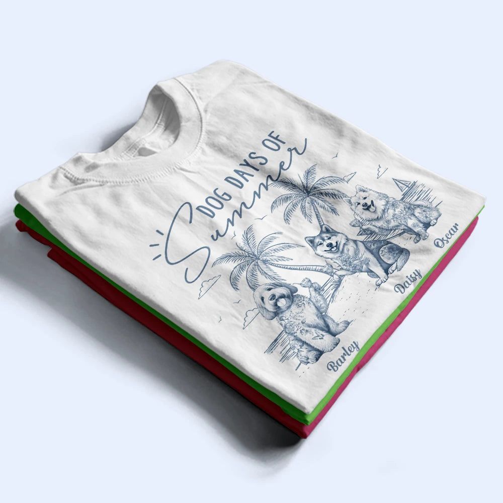 Dog Days Of Summer - Personalized T Shirt