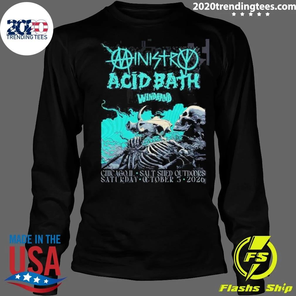 Ministry x Acid Bath With Windhand Chicago IL At Salt Shed Outdoors On October 3 2026 Shirt