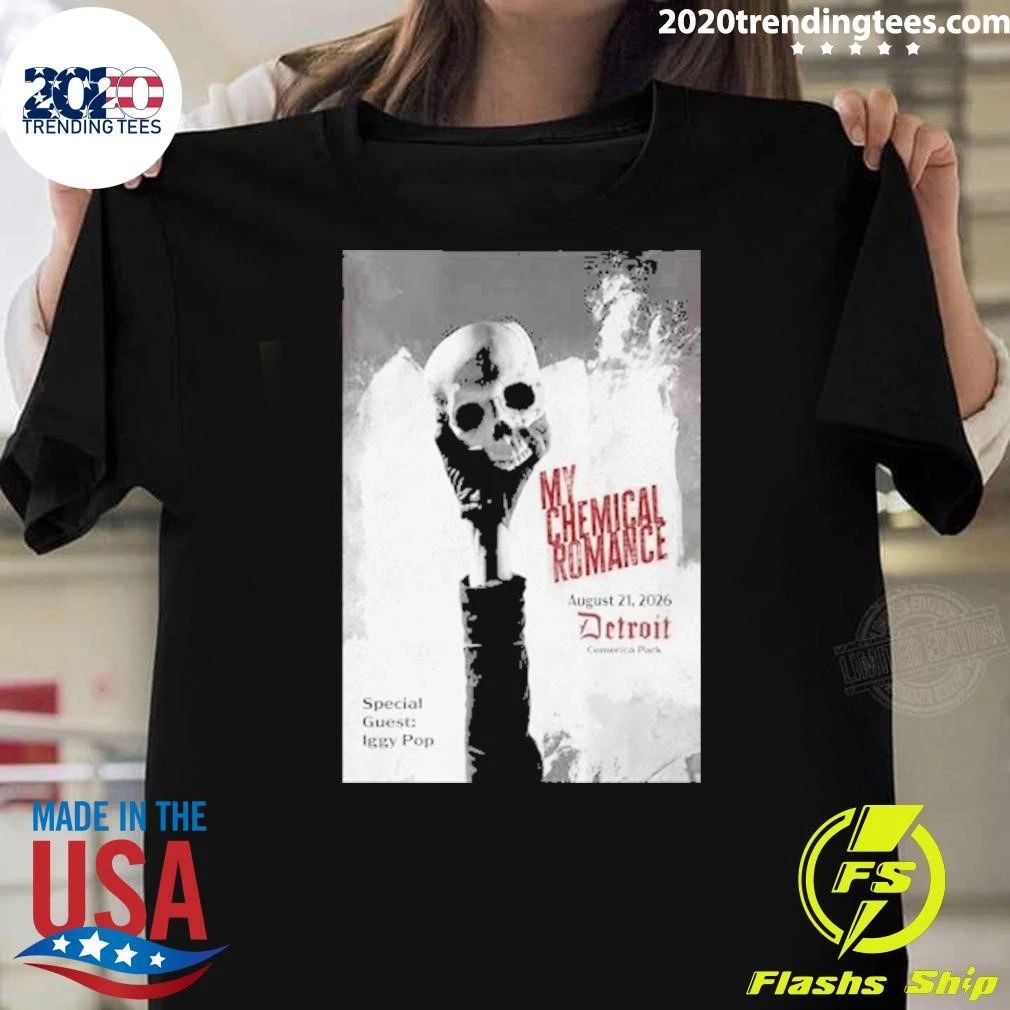 My Chemical Romance August 21 2026 Comerica Park in Detroit MI Shirt