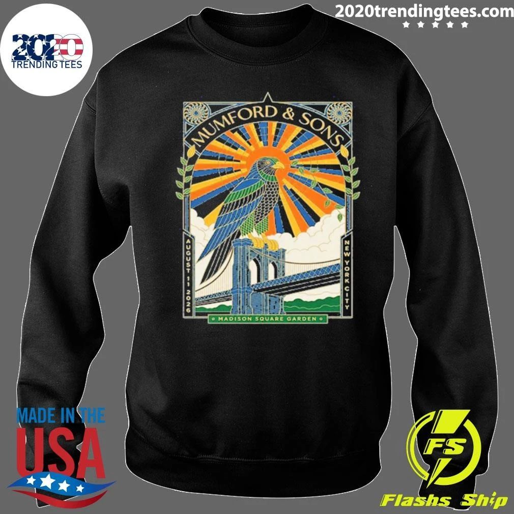 Mumford And Sons New York City Ny Event Poster Night 1 At Madison Square Garden In New York City NY On August 11 2026 Shirt