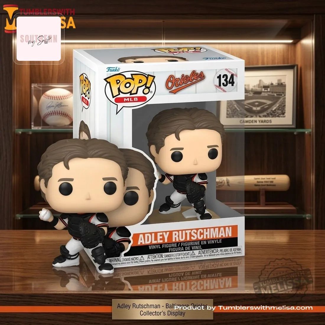 Adley Rutschman Baltimore Orioles Official MLB Funko Pop Figure Doll