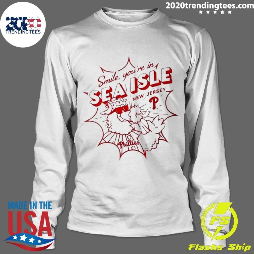 Philadelphia Phillies Smile You’re In Sea Isle New Jersey Shirt