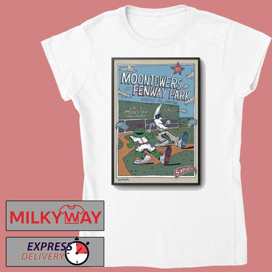 Moontowers Fenway Park, Boston Jun 8, 2026 Poster shirt