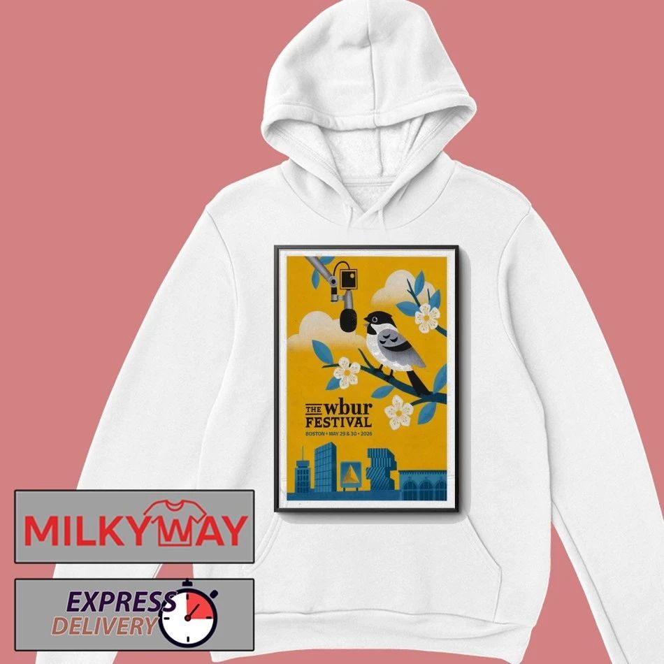 The Wbur Festival Boston MA 5 29-5 30 2026 Poster shirt