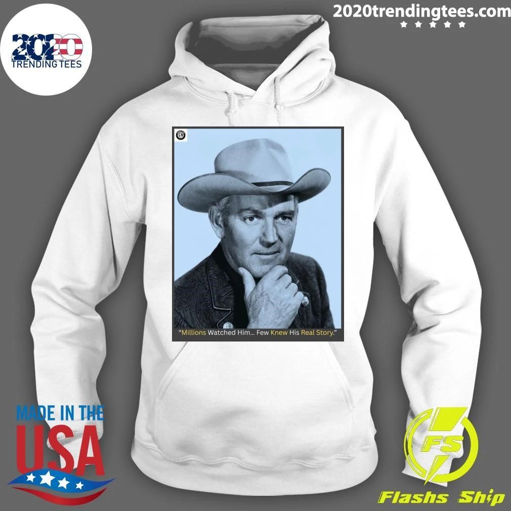 Millions remembered him as Bill Hawks on Wagon Train Shirt
