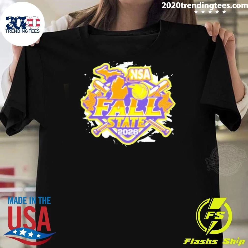2026 Nsa Michigan Fall State Fastpitch Tournament Shirt