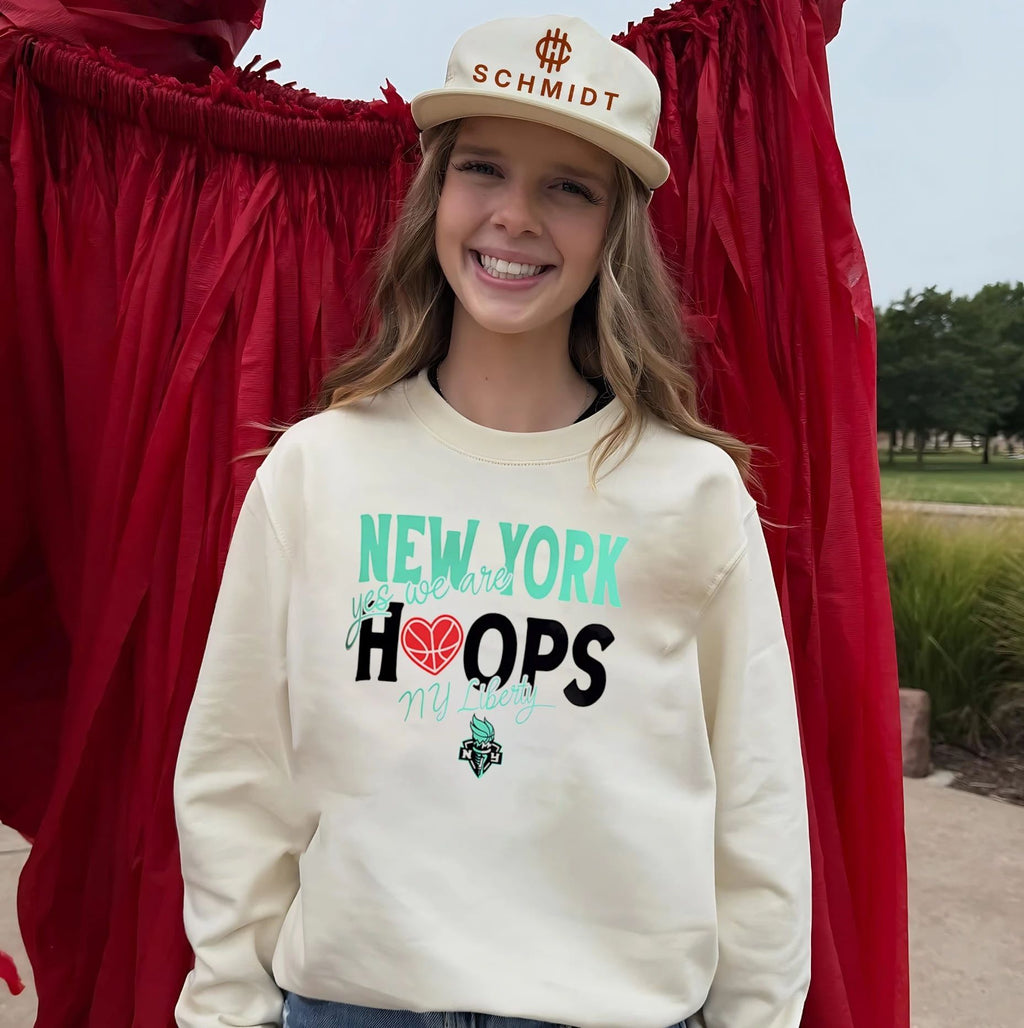 New York Liberty Hoops yes we are NY Liberty shirt