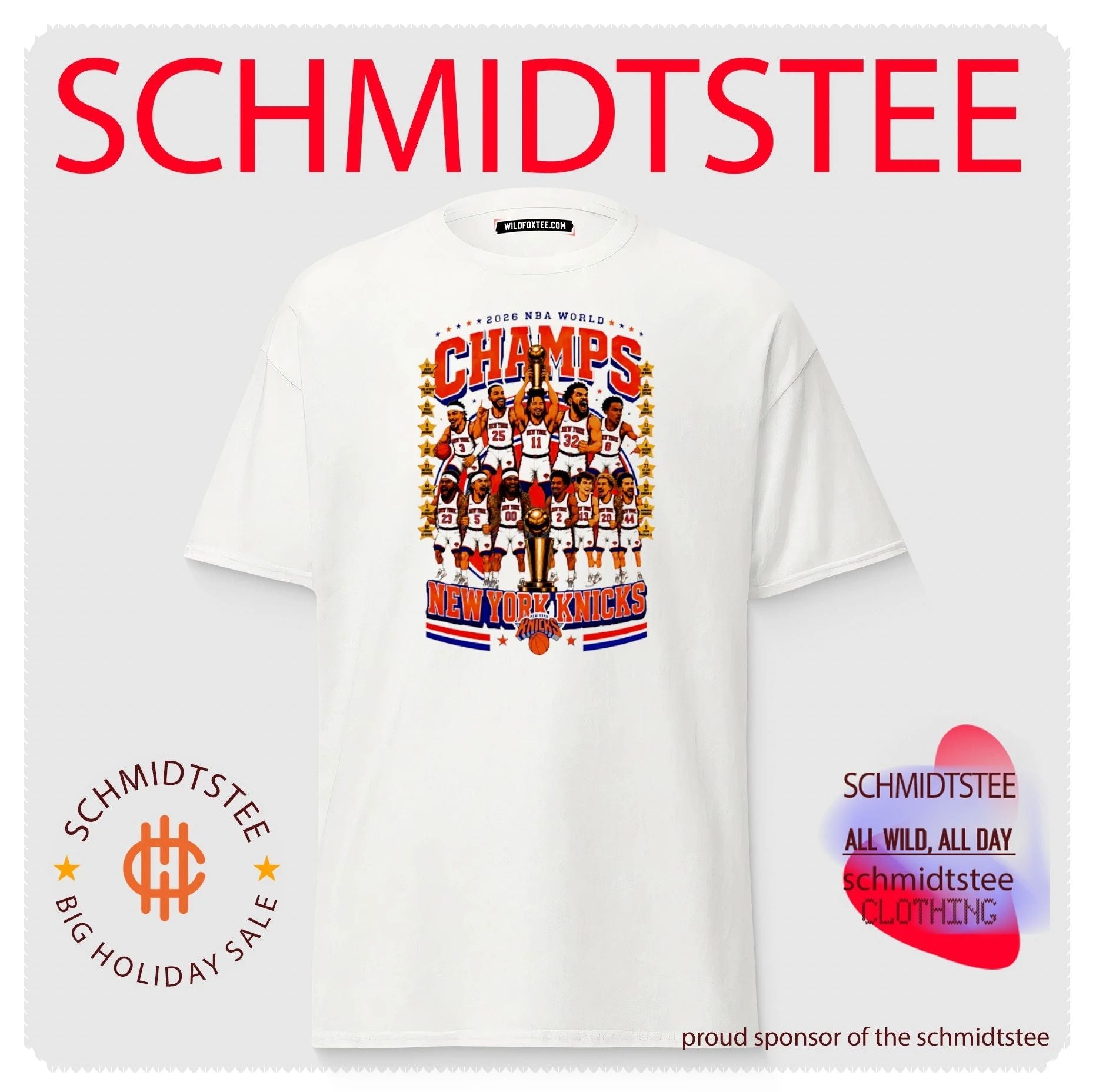 2026 New York Knicks Nba World Champions caricature shirt