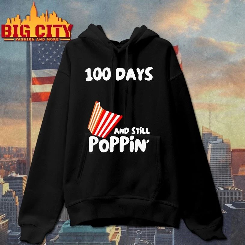100 Days Of School And Still Poppin t-shirt