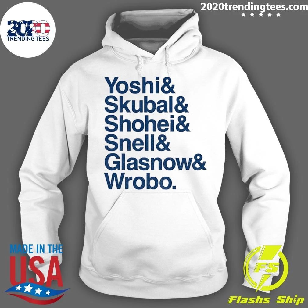 Yoshi Skubal Shohei Snell Glasnow Wrobo Los Angeles Dodgers Baseball Pitchers Ampersand Shirt