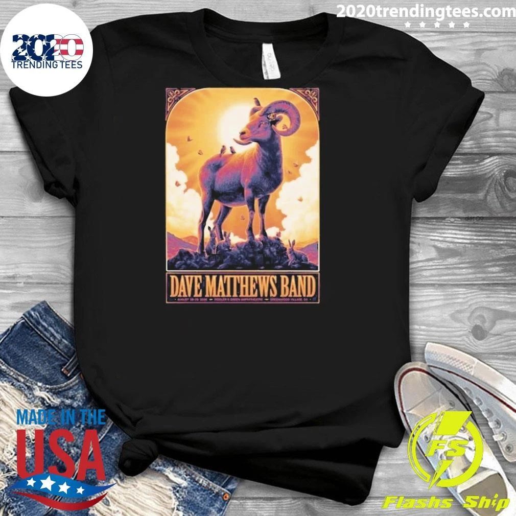 Dave Matthews Band Greenwood Village CO At Fiddler’s Green Amphitheater In Greenwood Village CO On August 28 29 2026 Shirt