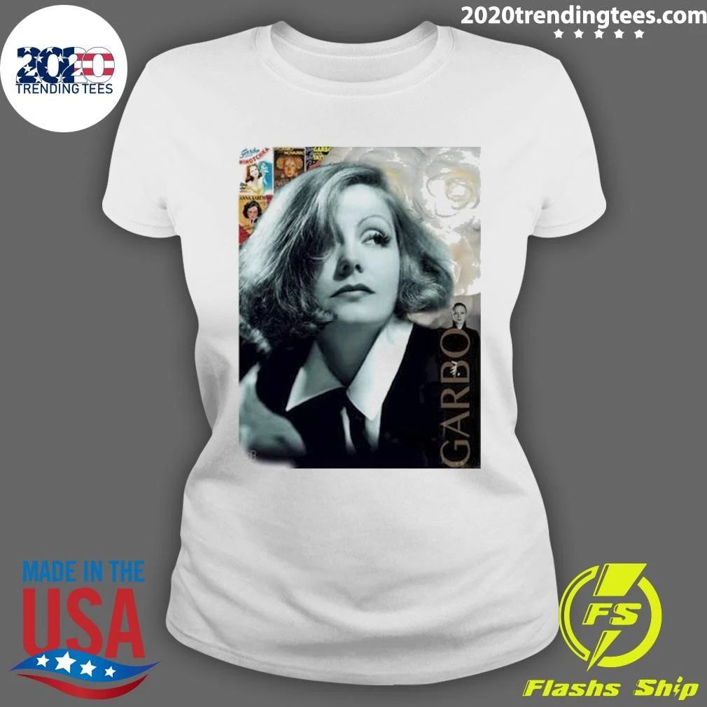 Greta Garbo Collage Portrait Shirt